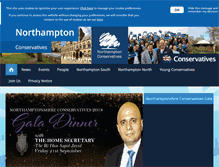 Tablet Screenshot of northamptonconservatives.com